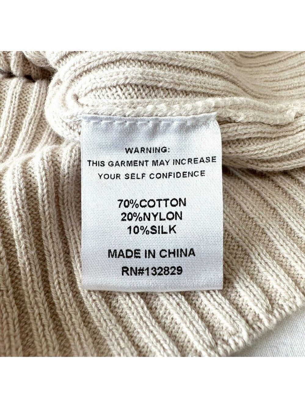 Silk Ivory Twist Sweater | Revolve Shae One Sleeve | NWT Large - Picture 10 of 15